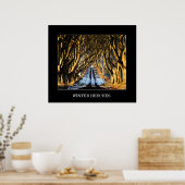 Winter Beeches Poster (Keuken)