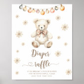 Winter Beer Baby het is koud buiten luierverloting Poster (Voorkant)