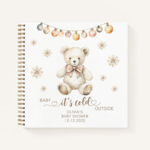 Winter Beer Baby is koud buiten baby shower Notitieboek