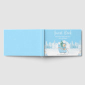Winter Beer Blue Sleigh Baby shower Gastenboek (Volledig)