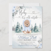 Winter Beer Boy Het is koud buiten Uitnodiging (Voorkant)