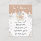 Winter Beer Bruin Sleigh Boek Aanvraag Informatiekaartje (Voorkant)
