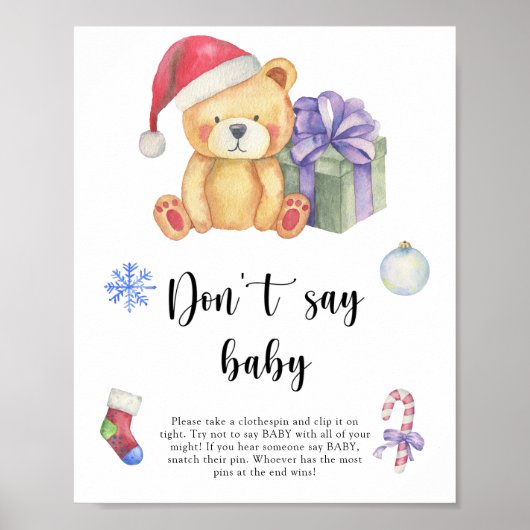 Winter Beer - Geen baby Poster (Voorkant)