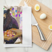 Winter Beer Holiday Kitchen Towel Theedoek (Quarter Fold)