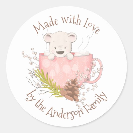 Winter Beer Hot Cacao Mix Label (Voorkant)