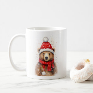 Winter Beer in een gezellig rood Pet Koffiemok