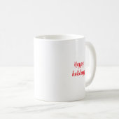 Winter Beer in een gezellig rood Pet Koffiemok (Voorkant rechts)