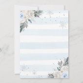 Winter Beer Jongen Het is Koud Buiten Uitnodiging (Achterkant)