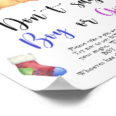 Winter Beer - Niet zeggen jongen of meisje Poster (Hoek)