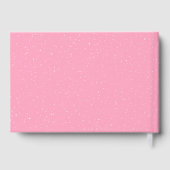 Winter Beer Roze slee Roze babyshower Gastenboek (Achterkant)