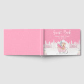 Winter Beer Roze slee Roze babyshower Gastenboek (Volledig)