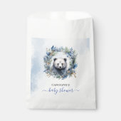 Winter Beer Waterverf Baby shower Bedankzakje (Voorkant)