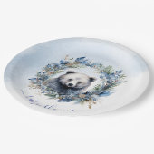 Winter Beer Waterverf Baby shower Papieren Bordje (Gekanteld)