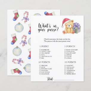 Winter beer - Whats in je tas baby shower spel
