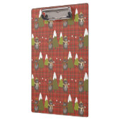 Winter Beer Witte Kerstmis Rood Buffalo Pset Clip Klembord (Links)