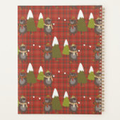 Winter Beer Witte Kerstmis Rood Buffalo Pset Planner (Achterkant)