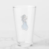 Winter Belly Dancer Goddess Glas (Achterkant)
