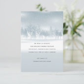 Winter Bereavement - Hartelijk dank Bedankkaart (Staand voorkant)