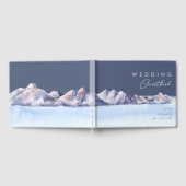 Winter Berg Avond Bruiloft Gastenboek (Volledig)