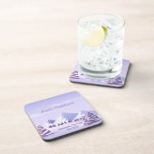 Winter Berg Bachelorette Weekend Custom Bier Onderzetter (Rechterzijde)