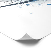 Winter Berglandschap met Wolf Poster (Hoek)