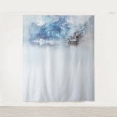 Winter Bergmeer Wandkleed (Voorkant)