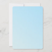 Winter Berk bruiloft Kaart (Achterkant)