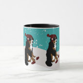 Winter Bernese mounDog Mok (Midden)