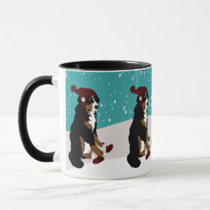Winter Bernese mounDog Mok
