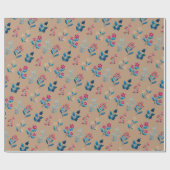 Winter berries and greenery Wrapping Paper roll Cadeaupapier (Vlak)