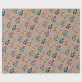 Winter berries and greenery Wrapping Paper roll Cadeaupapier