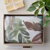 Winter Berries en Greenery-kerstpapier Tissuepapier (Geschenk)