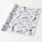 WINTER BERRIES EN WEIMS CADEAUPAPIER (Uitgerold)