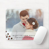 Winter Berries Gehuwd en Merry Photo Mousepad Muismat (Met muis)