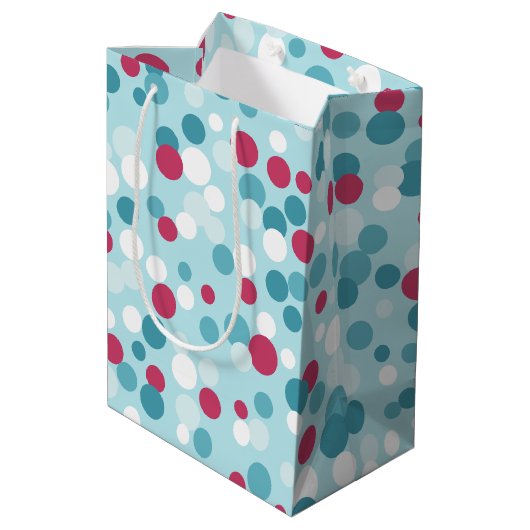 Winter Berries Gift Bag Medium Cadeauzakje (Achterkant Gekanteld)