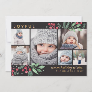 Winter Berries Greenery Kerstmis Multi-Foto