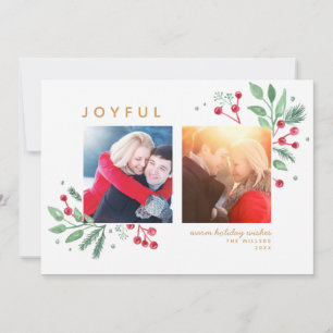 Winter Berries Greenery Merry Kerstmis 2-foto