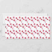 Winter Berries Greenery Merry Kerstmis 3-foto (Achterkant)