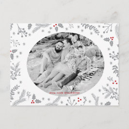 Winter Berries kerstfeestdag Feestdagenkaart