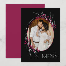 Winter Berries Merry Branches Red Black