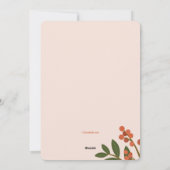 Winter Berries Photo Holiday Card Feestdagenkaart (Achterkant)