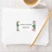 Winter Berries Pine Cone Greenery Wedding Etiket (Insitu)