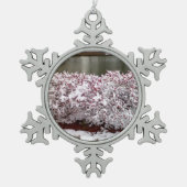 Winter Berries Snowflake Framed Ornament (Voorkant)