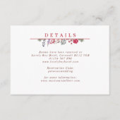 Winter Berries Wedding Enclosure Kaart (Voorkant)