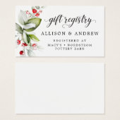 Winter Berry | Cadeaukaart Visitekaartje (Voorkant /achterkant)