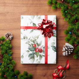 Winter Berry-kerstinpakpapier Cadeaupapier
