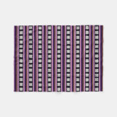 Winter Berry Nordic Knits Cross Stithic Fleece Deken (Voorkant (Horizontaal))