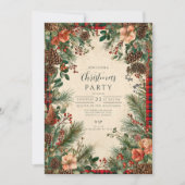 Winter Berry Pine Christmas Kaart (Voorkant)