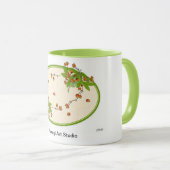 Winter Berry Wreath Mok (Voorkant rechts)