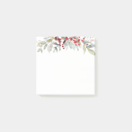 Winter bessen groen gebladerte bruiloft Kerstmis Post-it® Notes